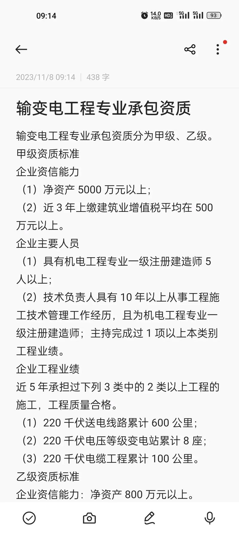 輸變電工程專業(yè)承包資質 甲級與乙級的區(qū)別與核心要求